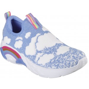 Sneakers Skechers Rainbow Racer Fluffy Dreamz 302318L Blue