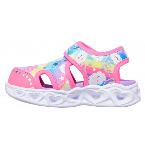 Sandale Skechers Heart Lights Sandals - Cutie 302977N Hot Pink Sandale Skechers Heart Lights Sandals - Cutie 302977N Hot Pink