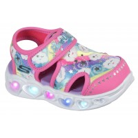 Sandale Skechers Heart Lights Sandals - Cutie 302977N Hot Pink Sandale Skechers Heart Lights Sandals - Cutie 302977N Hot Pink