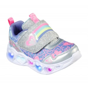 Sneakers Skechers Hearts Lovie Dovie Silver Sneakers Skechers Hearts Lovie Dovie Silver