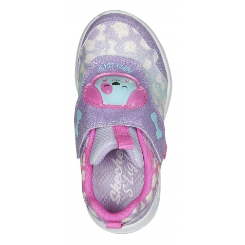 Sneakers Skechers Glimmer Kicks Skech Pets 302698N Pink Purple