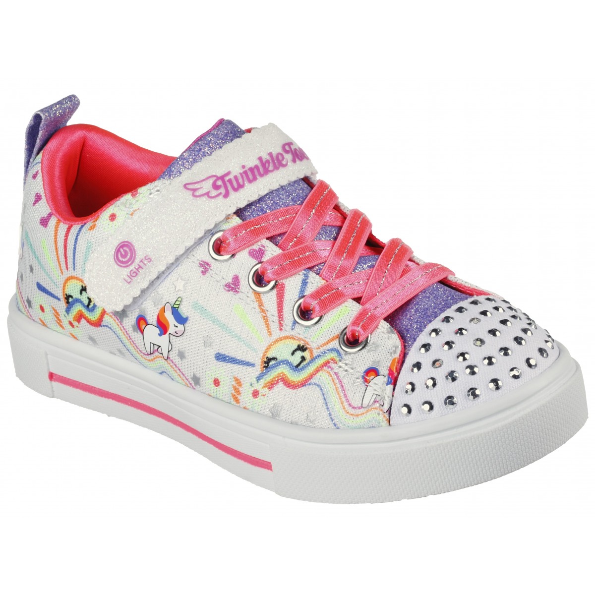新発売 新商品 Skechers Sneakers Twinkle White 314802L Sunsh Unicorn Sparks バッグ
