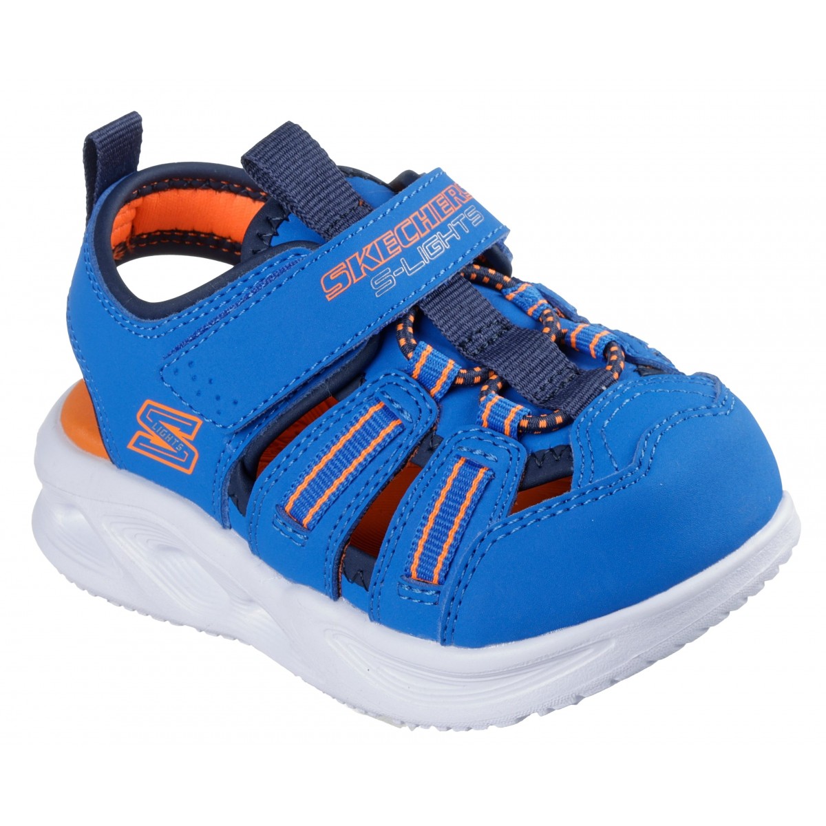 Sandale Skechers Sola Glow Sandal Hyp 407033N Blnv Blue Copii