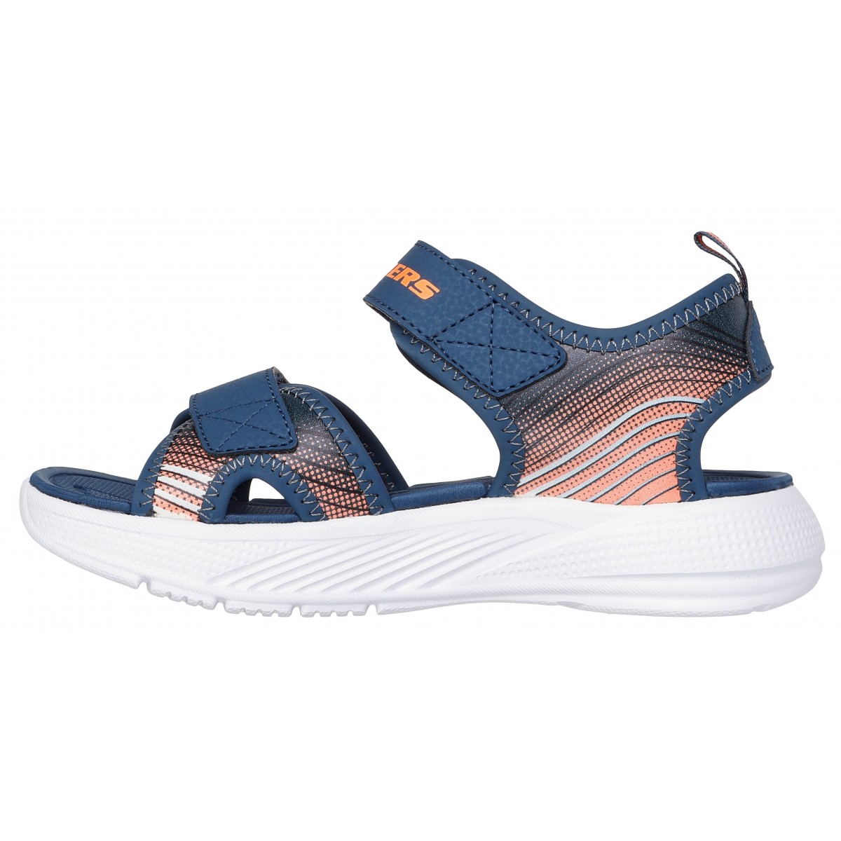 Sandale Skechers Microspec Splash 407034L Nvor Navy Copii, Verde
