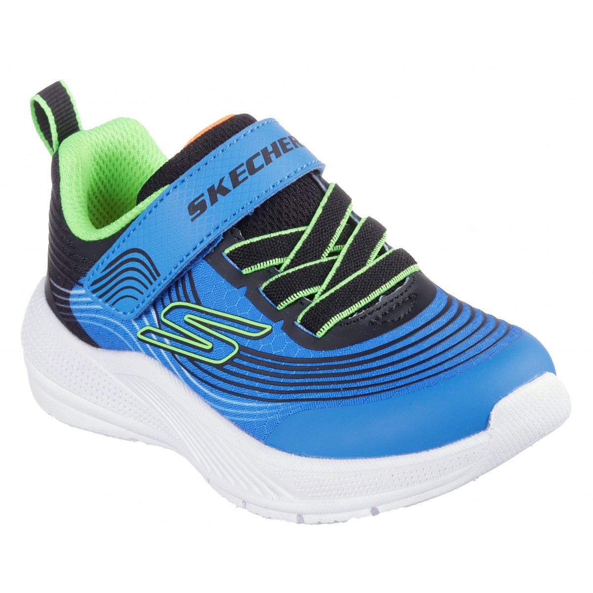 Sneakers Skechers Microspec Advance 403926N Bllm Blue Lime Copii