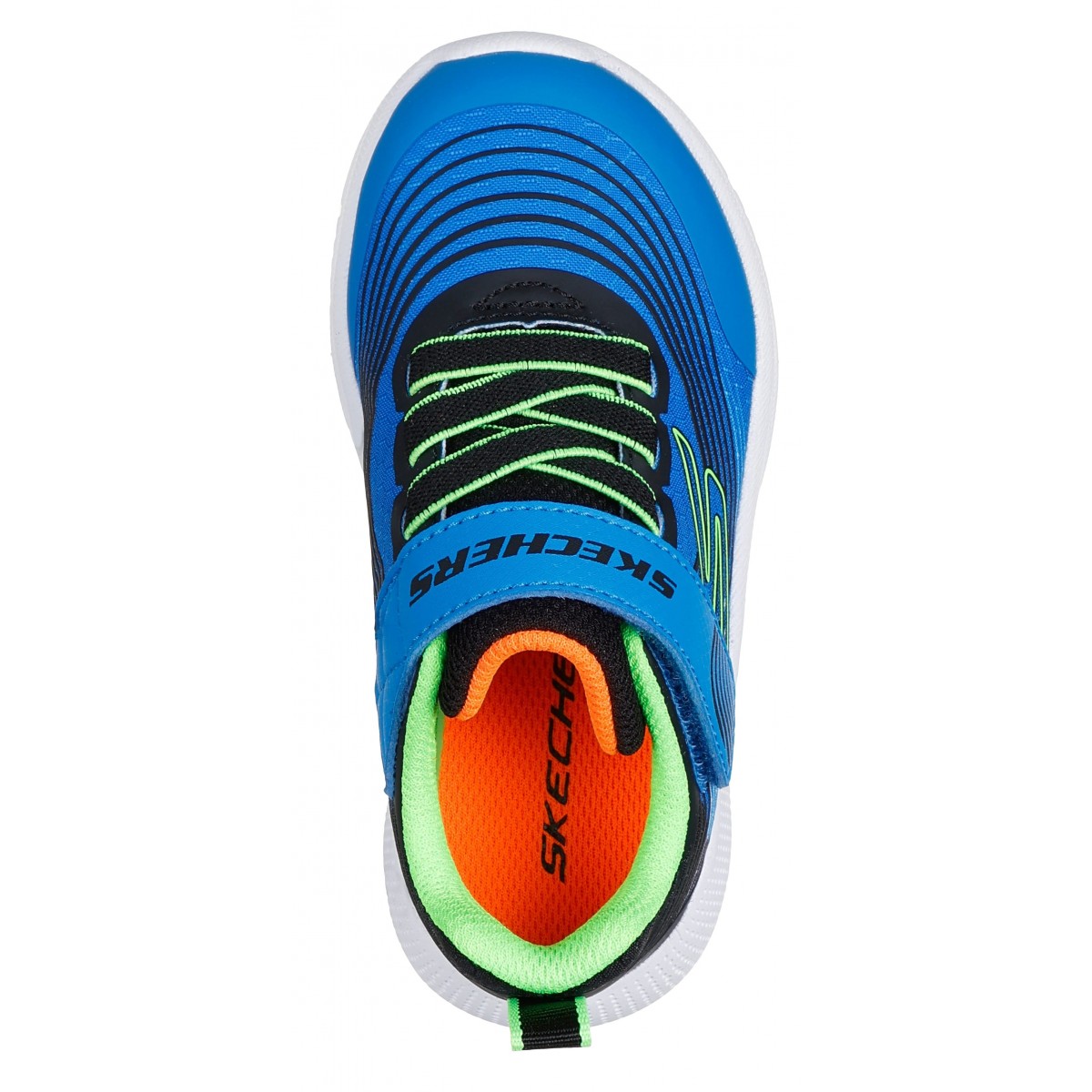 Sneakers Skechers Microspec Advance 403926N Bllm Blue Lime Copii