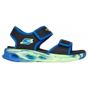 Sandale Skechers S Lights Sola Glow S 407032L Bkbl Black Sandale Skechers S Lights Sola Glow S 407032L Bkbl Black