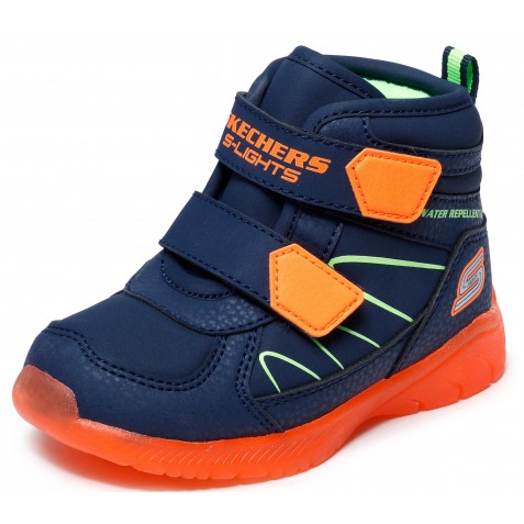 Cizme Skechers Illumibrights 407613N Navy Orange