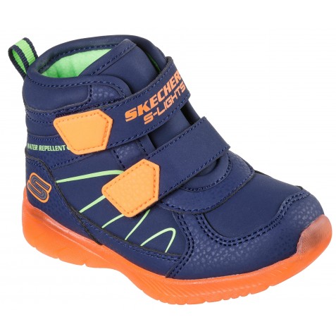 Cizme Skechers Illumibrights 407613N Navy Orange