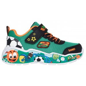 Sneakers Skechers Play Scene 407312N Green Orange Sneakers Skechers Play Scene 407312N Green Orange