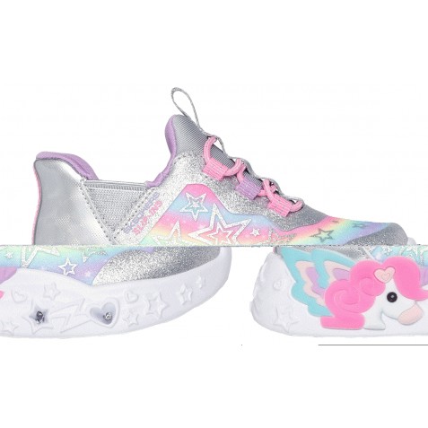 Sneakers Skechers Unicorn Charmer Lil Starlite 302297N Silver 