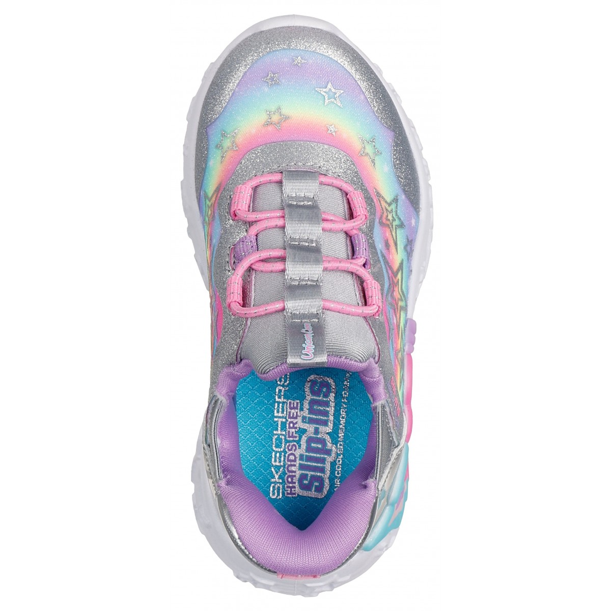 Sneakers Skechers Unicorn Charmer Lil Starlite 302297N Silver