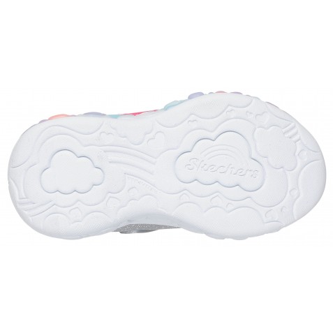 Sneakers Skechers Eternal Heart Lights Ton Of 302697N Smlt Silver