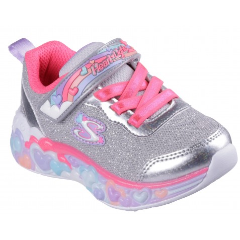 Sneakers Skechers Eternal Heart Lights Ton Of 302697N Smlt Silver
