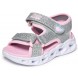 Sandale Skechers S Lights Heart Lights Sandal 303114N Slpk Silver