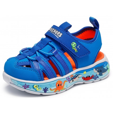 Sandale Skechers Play Scene Splash 407041N Ltbl Blue