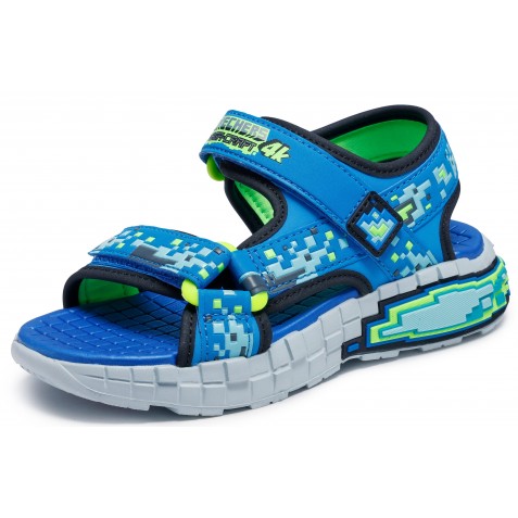 Sandale Skechers Mega Splash 4K 402161L Bblm Blue Lime