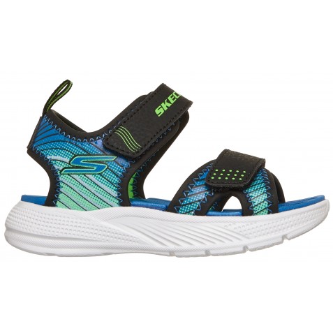 Sandale Skechers Microspec Splash 407034N Bklm Lime Blue