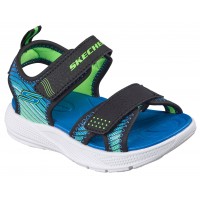 Sandale Skechers Microspec Splash 407034N Bklm Lime Blue