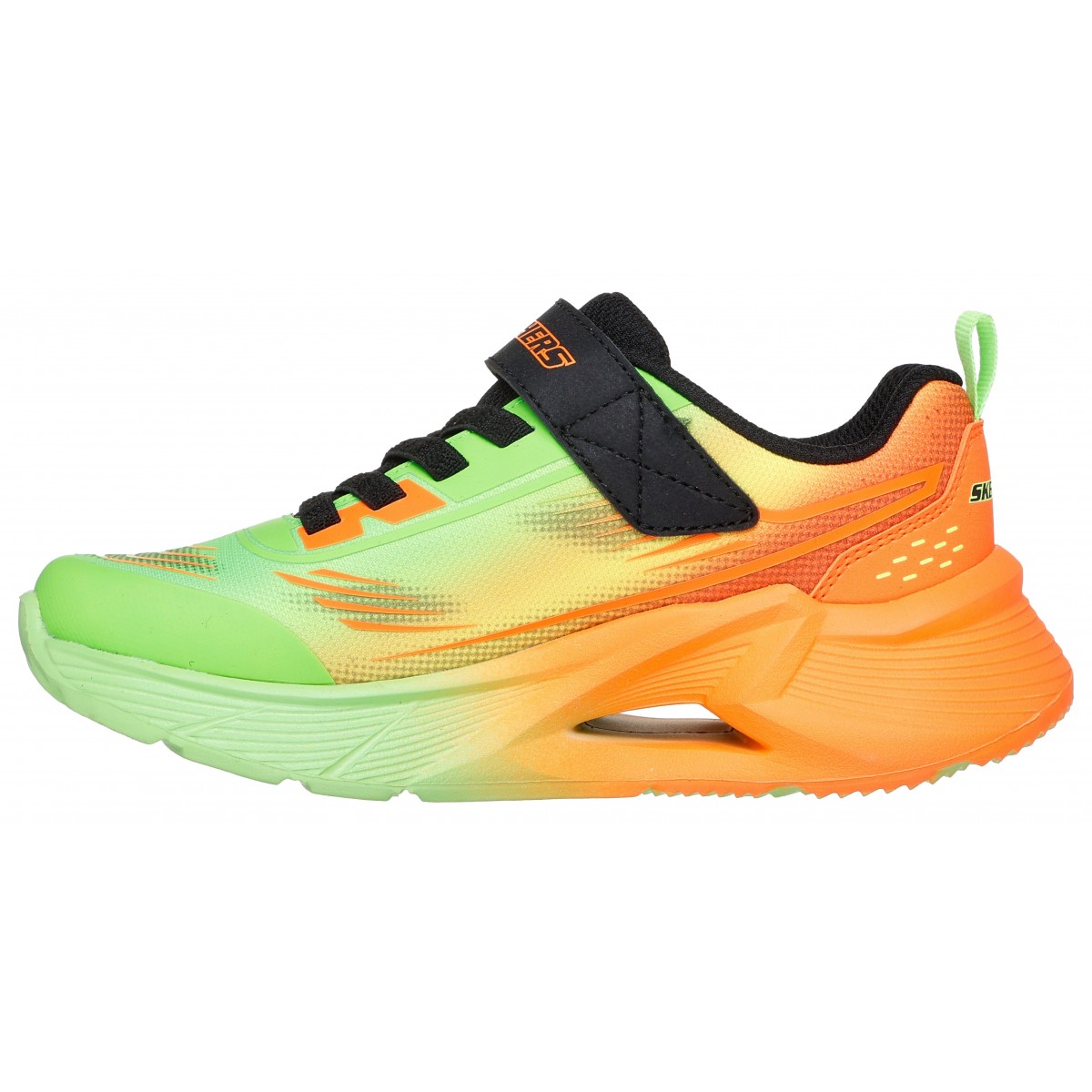 Sneakers Skechers Tidal Tech 404040L Lmmt Lime Copii, Piele