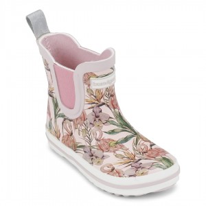 Cizme de ploaie Bundgaard Barefoot bg401022 Short Classic Rubber Boot Rose Flamingo