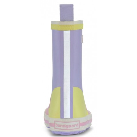 Cizme de ploaie Bundgaard Barefoot BG401021 Charly High Lilac Multi Print Cizme de ploaie Bundgaard Barefoot BG401021 Charly High Lilac Multi Print