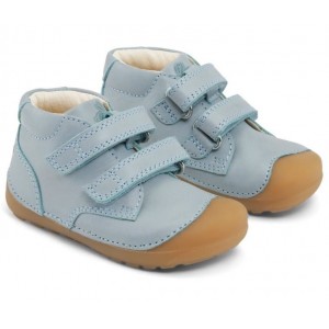Pantofi Bundgaard BG101068 Petit Velcro Jeans Mint Pantofi Bundgaard BG101068 Petit Velcro Jeans Mint