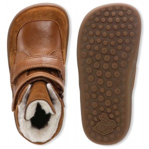 Cizme de zăpadă Bundgaard Barefoot BG303292 Basil Cognac