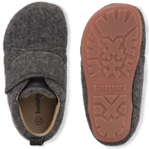 Papuci de casă Bundgaard BG601051 Tannu Wool 113 Dark Grey
