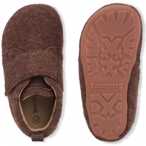 Papuci de casă Bundgaard BG601051 Tannu Wool 200 Brown