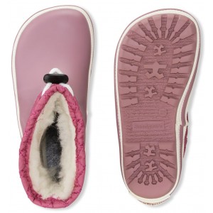 Cizme de zăpadă Bundgaard Barefoot BG401028 Sailor Low Warm 726 Dark Rose