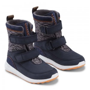 Cizme de zăpadă Bundgaard BG303105 Desi Navy Orange Cizme de zăpadă Bundgaard BG303105 Desi Navy Orange