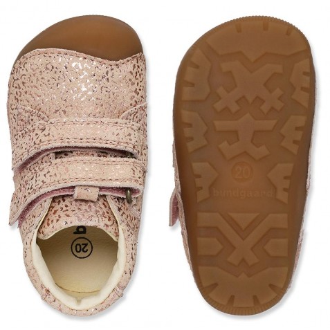 Ghete Bundgaard Barefoot BG101068 Petit Strap Rose Gold Stream