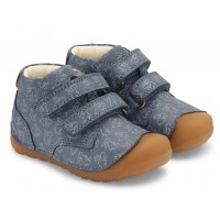 Ghete Bundgaard Barefoot BG101068 Petit Strap Rabbit Teal Ghete Bundgaard Barefoot BG101068 Petit Strap Rabbit Teal