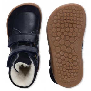 Cizme de zăpadă Bundgaard Barefoot BG303292 Basil Strap Mini II Tex Navy