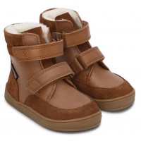 Cizme de zăpadă Bundgaard Barefoot BG303292 Basil Strap Mini II Tex Cognac Cizme de zăpadă Bundgaard Barefoot BG303292 Basil Strap Mini II Tex Cognac