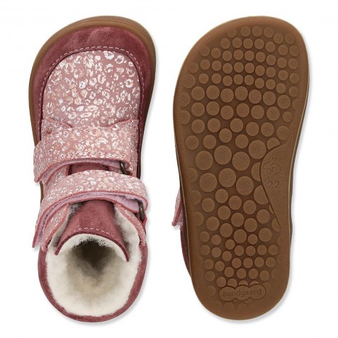 Cizme de zăpadă Bundgaard Barefoot BG303292 Basil Strap Mini II Tex Rose Shell Cizme de zăpadă Bundgaard Barefoot BG303292 Basil Strap Mini II Tex Rose Shell