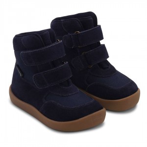 Cizme de zăpadă Bundgaard Barefoot BG303288 Bobbie Tex Navy