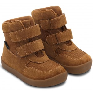 Cizme de zăpadă Bundgaard Barefoot BG303288 Bobbie Tex Tan