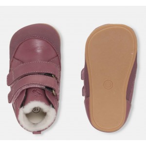 Ghete Bundgaard Barefoot BG501022 Prewalker III Winter Dark Rose