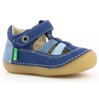 Sandale Kickers Sushy Bleu Tricolore Sandale Kickers Sushy Bleu Tricolore