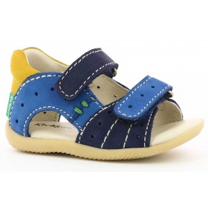 Sandale Kickers Boping Bleu Marine Sandale Kickers Boping Bleu Marine