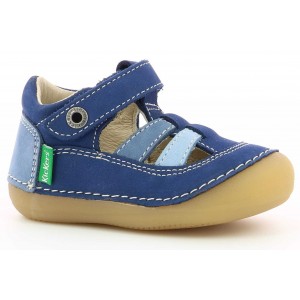 Sandale Kickers Sushy Bleu Tricolore Sandale Kickers Sushy Bleu Tricolore