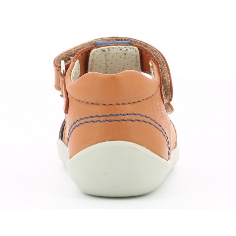 Sandale Kickers Wasabou Camel Blue