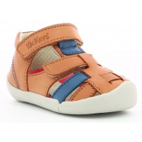 Sandale Kickers Wasabou Camel Blue Sandale Kickers Wasabou Camel Blue