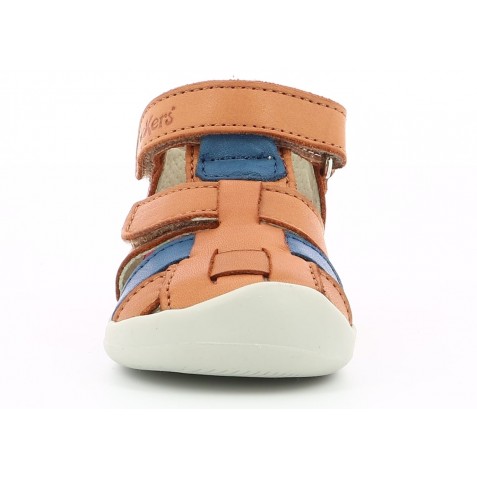 Sandale Kickers Wasabou Camel Blue