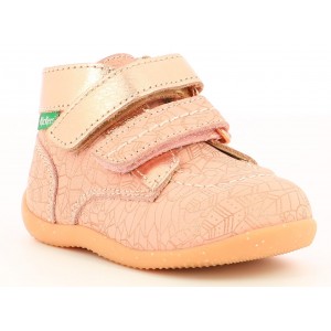 Pantofi Kickers Bonkro 2 Pink Ethnic Pantofi Kickers Bonkro 2 Pink Ethnic