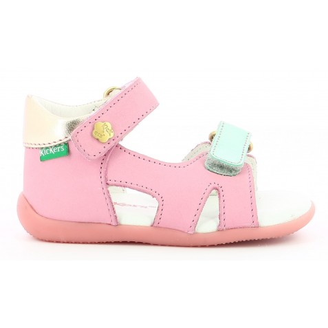 Sandale Kickers Binsia 2 Pink Gold Blue