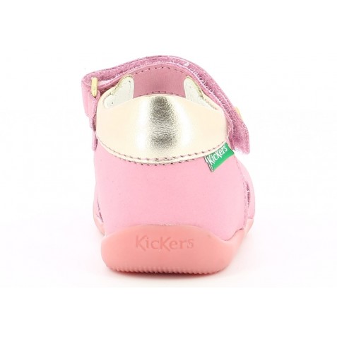Sandale Kickers Binsia 2 Pink Gold Blue