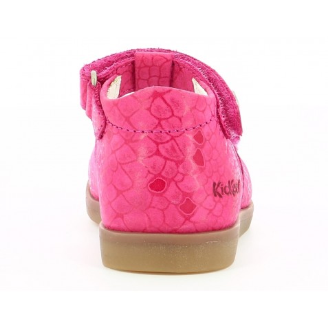 Sandale Kickers Giusticia Pink Printed Re